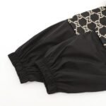 Jacket Gucci Monogram Hooded Black - Image 6