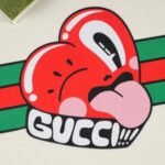 T-shirt Gucci Heart Logo White - Image 5