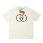 T-shirt Gucci Interlocking Logo White