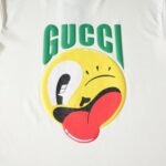 T-shirt Gucci Emoji Logo White - Image 4