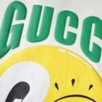T-shirt Gucci Emoji Logo White - Image 5