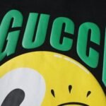 T-shirt Gucci Emoji Logo Black - Image 5