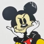 T-shirt Balenciaga Angry Mickey Print - Image 4
