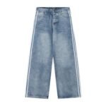Jeans Balenciaga Striped Blue Denim