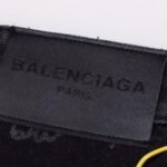 Jeans Balenciaga Signature Print Black - Image 6