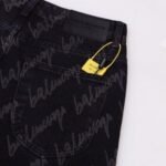 Jeans Balenciaga Script Black - Image 7