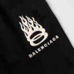 Shorts Balenciaga Logo Black - Image 4