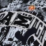 T-shirt Balenciaga Graffiti Black Oversized - Image 5