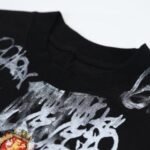 T-shirt Balenciaga Graffiti Black Oversized - Image 6