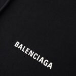 Balenciaga Classic Logo Hoodie Black - Image 5