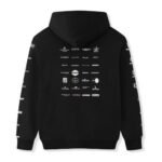 Balenciaga Multi-Logo Print Hoodie Black - Image 2