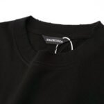 T-shirt Balenciaga Green Alien Face Black Oversized - Image 4