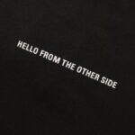 T-shirt Balenciaga Green Alien Face Black Oversized - Image 6