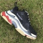 Balenciaga Triple S Black White Red - Image 2