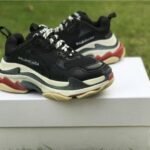 Balenciaga Triple S Black White Red - Image 3