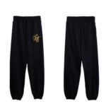 Tracksuit Denim Tears Monogram Black Gold Hoodie - Image 4