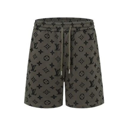Shorts Louis Vuitton Monogram Olive Green