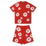 Set Denim Tears White Clouds Red