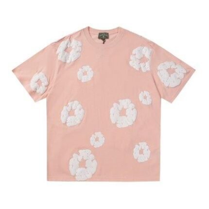 T-shirt Denim Tears White Clouds Pink