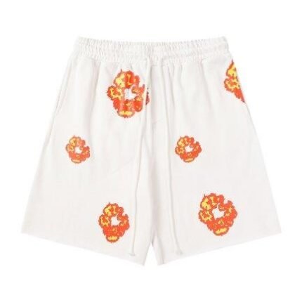 Shorts Denim Tears Floral Print White
