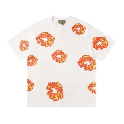 T-Shirt Denim Tears Floral Print White