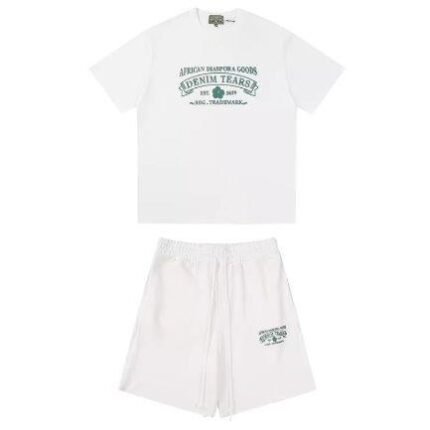 Set Denim Tears African Diaspora Logo White