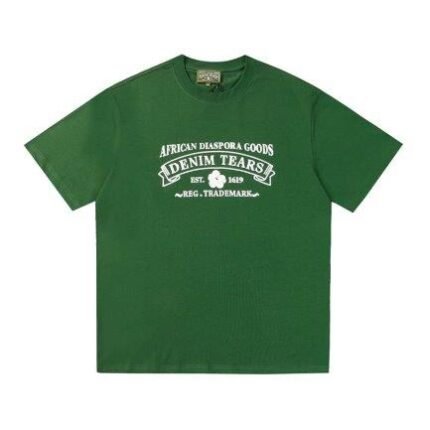 T-shirt Denim Tears African Diaspora Logo Green