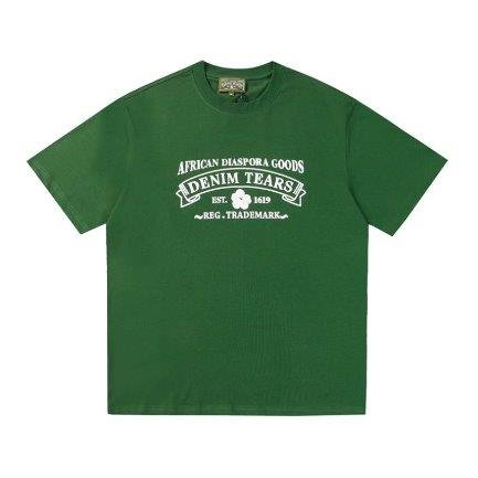 IMG18529 T-shirt Denim Tears African Diaspora Logo Green - Image 1