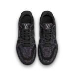Louis Vuitton Trainer Black Multicolor Rhinestone - Image 6