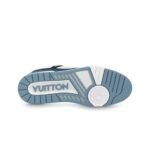 Louis Vuitton Trainer Navy Beige Mesh - Image 6