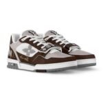 Louis Vuitton Trainer Brown Monogram Mesh - Image 2