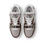 Louis Vuitton Trainer Brown Monogram Mesh - Image 3