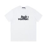 T-shirt Louis Vuitton LV White Graphic Logo