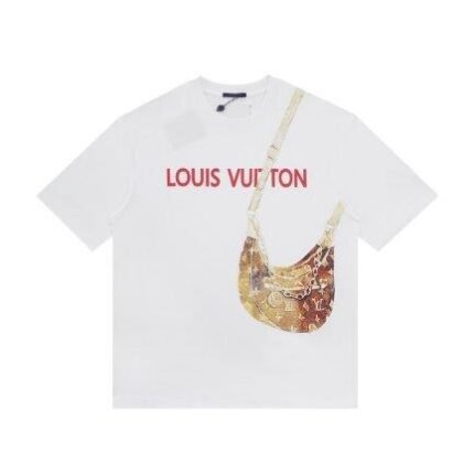 T-shirt Louis Vuitton LV White Bag Print