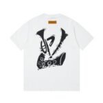 T-shirt Louis Vuitton LV White Instrument Graphic - Image 2
