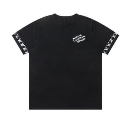 T-shirt Louis Vuitton LV Black Sleeve Monogram