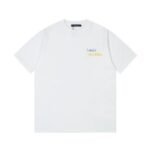 T-shirt Louis Vuitton LV White Yellow Monogram