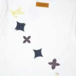 T-shirt Louis Vuitton LV White Yellow Monogram - Image 3