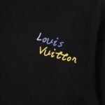 T-shirt Louis Vuitton LV Black Yellow Monogram - Image 2