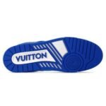 Louis Vuitton Trainer Blue Rhinestone Sneakers - Image 2