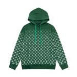 Hoodie Louis Vuitton LV Green Monogram Gradient