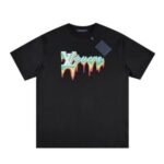 T-Shirt Louis Vuitton LV Drip Print Black