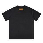 T-Shirt Louis Vuitton LV Drip Print Black - Image 2