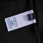 T-Shirt Louis Vuitton LV Drip Print Black - Image 6
