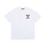 T-shirt Louis Vuitton White Green LV