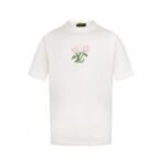 T-shirt Louis Vuitton White Floral Logo