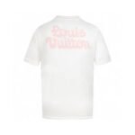 T-shirt Louis Vuitton White Floral Logo - Image 2