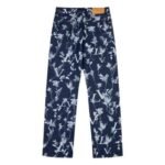Jeans Louis Vuitton LV Blue Floral Print - Image 2