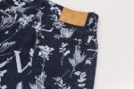 Jeans Louis Vuitton LV Blue Floral Print - Image 6