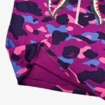 T-Shirt Bape Camo Shark Purple - Image 7